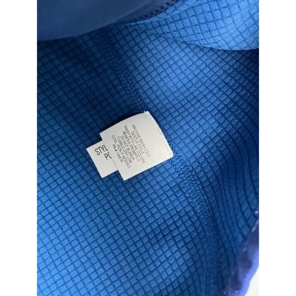 Vineyard Vines Mens Blue Full Zip Performance Vest Large 1K002235 Heathered Golf
